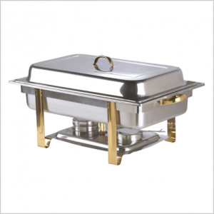 Chaffing Dishes Gold  - Rectangular