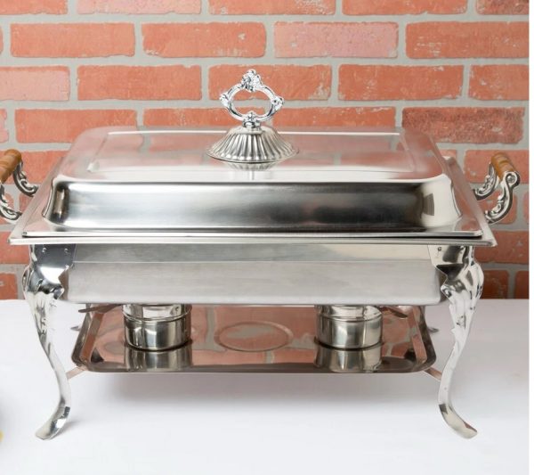 8qt Full Size Stainless Steel Chafing Dish - Image 2