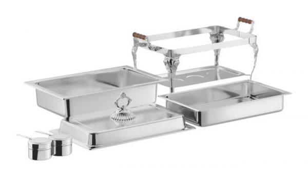 8qt Full Size Stainless Steel Chafing Dish - Image 3