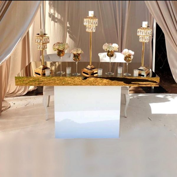 Royal Acrylic Mirror Table - Image 2